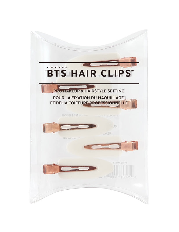 Cricket BTS Dent/Crease Free Hair Clips pk. White