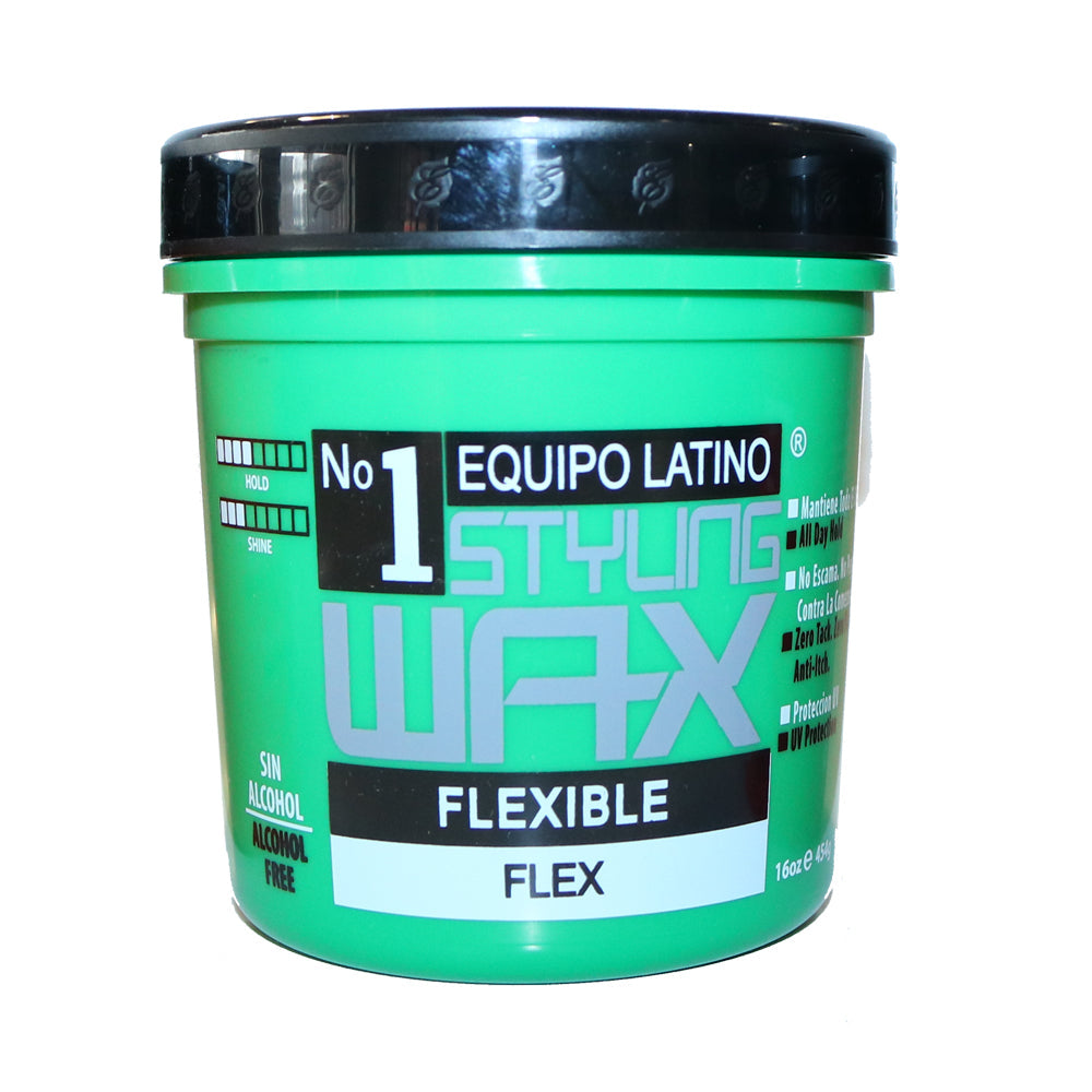 Eco Styler Equipo Latino Styling Wax oz Flex Green