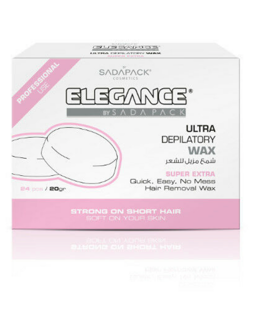 Elegance Ultra Depilatory Wax Rings Pink Super Extra pc
