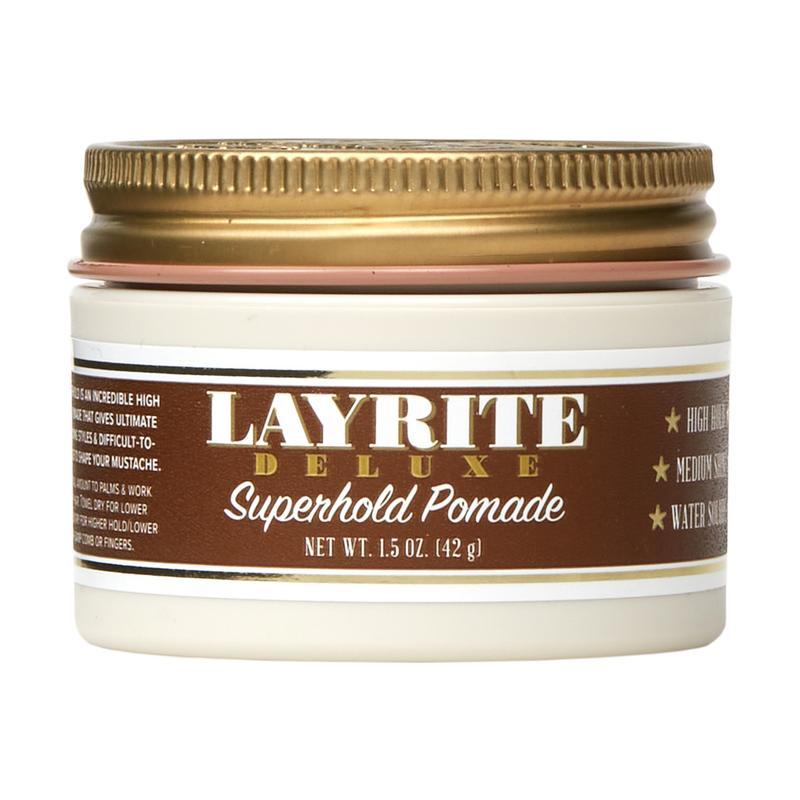 Layrite Superhold Hair Pomade High Hold Medium Shine