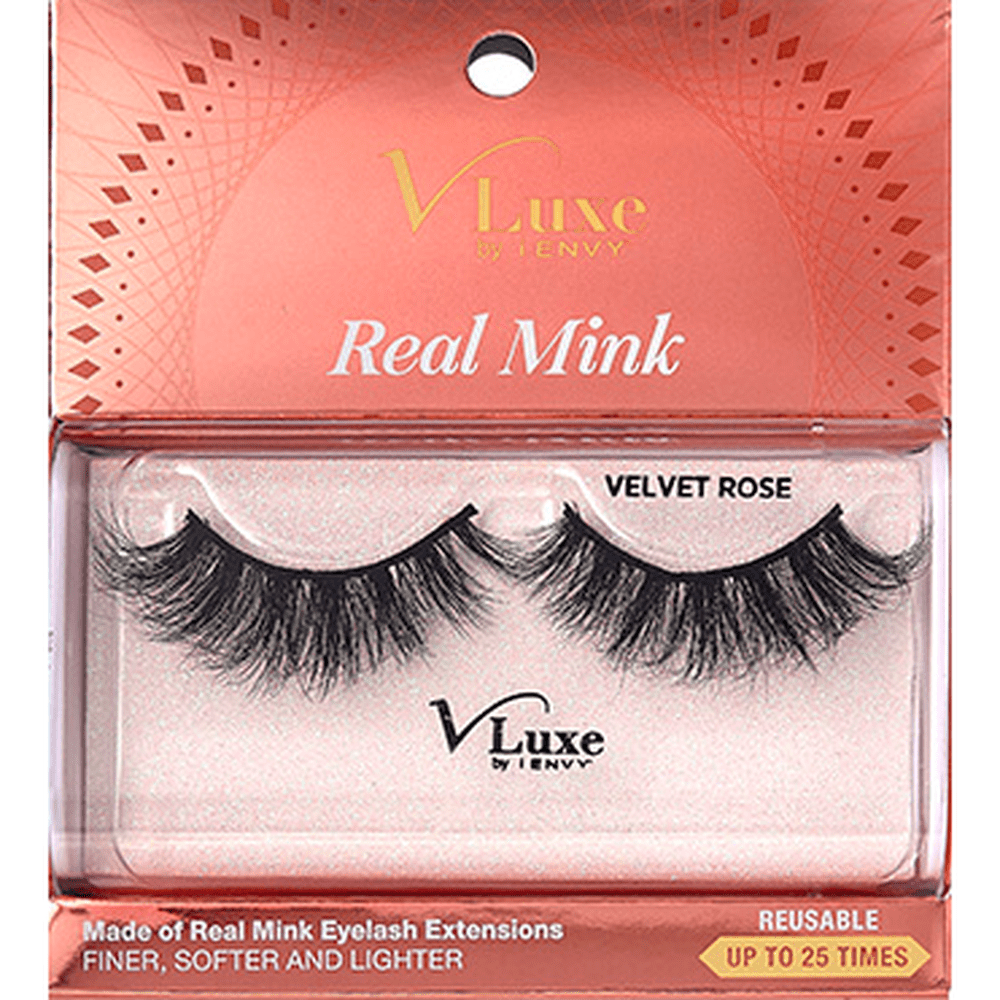Luxe Real Mink Lash Velvet Rose