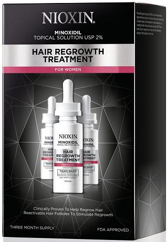 Nioxin Minoxidil Hair Regrowth Treatment Women oz pk. Month Supply