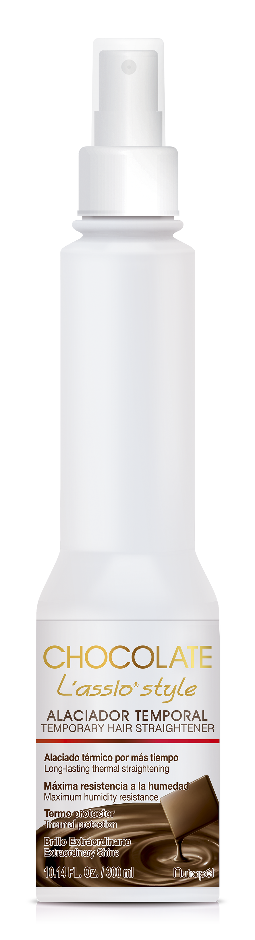 Hair Straightener Nutrapel Chocolate Alaciado Temporal L Assio