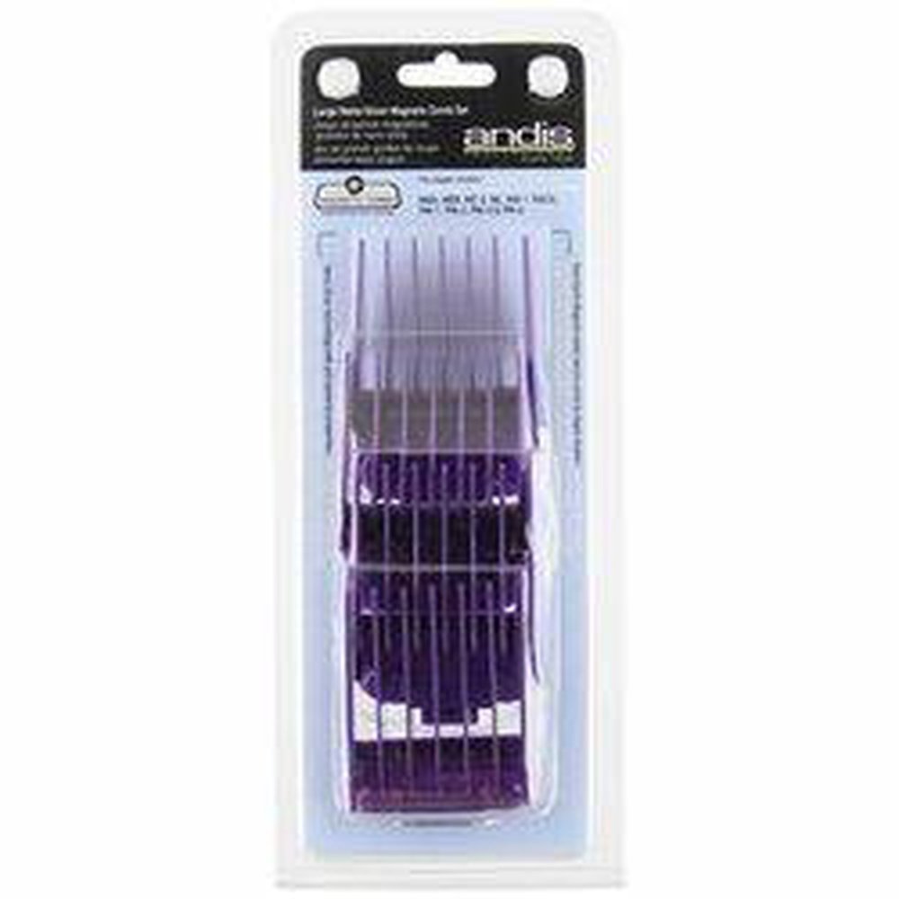 Andis Nano-Silver Magnetic Comb Large pc Set