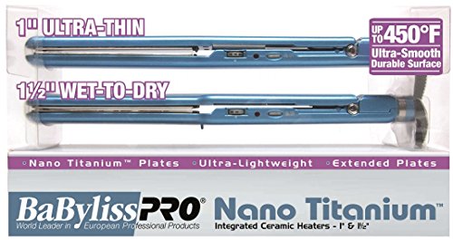 BabylissPro Nano Titanium Combo ½" Ultra Thin Flat Irons **