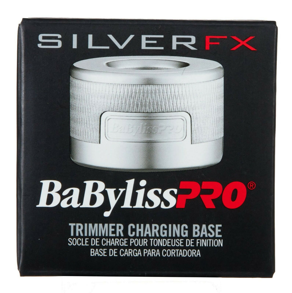 BabylissPro SilverFX Clipper Charging Base Silver
