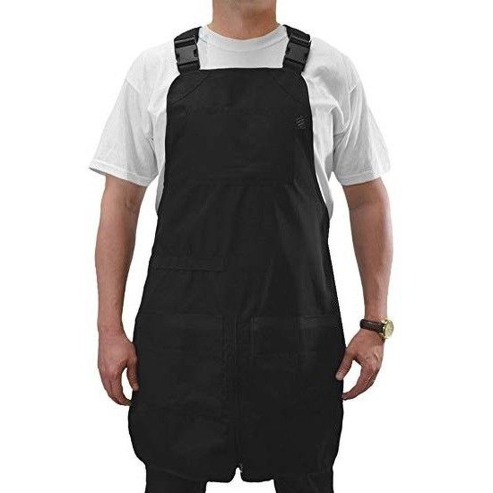 Barber Strong Apron Extra Wide Black