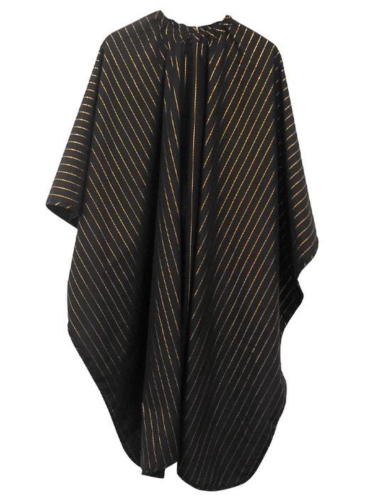 Barber Strong Cape Black/Gold PinStripe