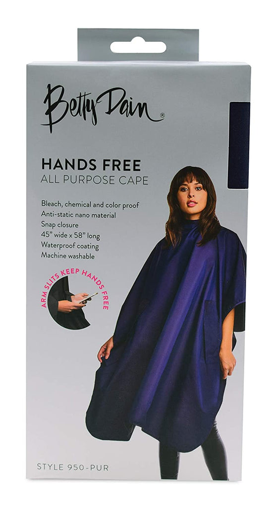Betty Dain Hands Free Purpose Cape Purple