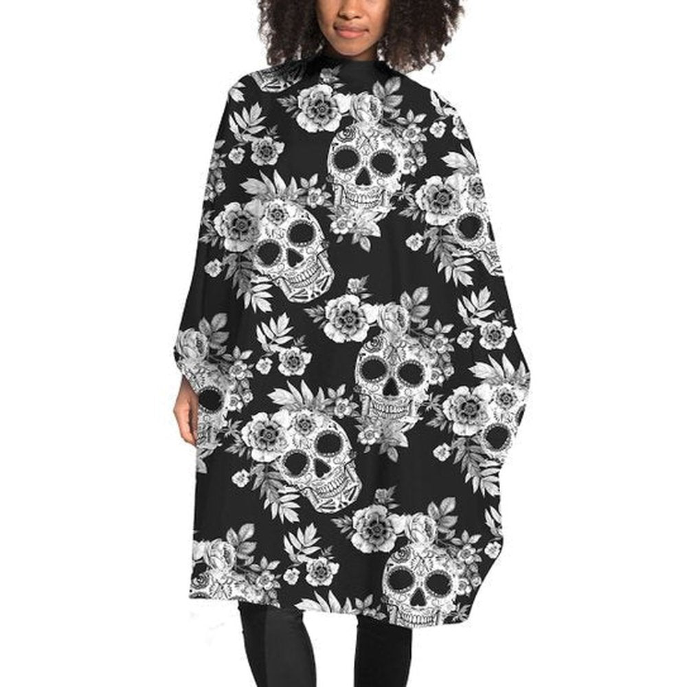 Betty Dain Tatted Skull Styling Cape*New*