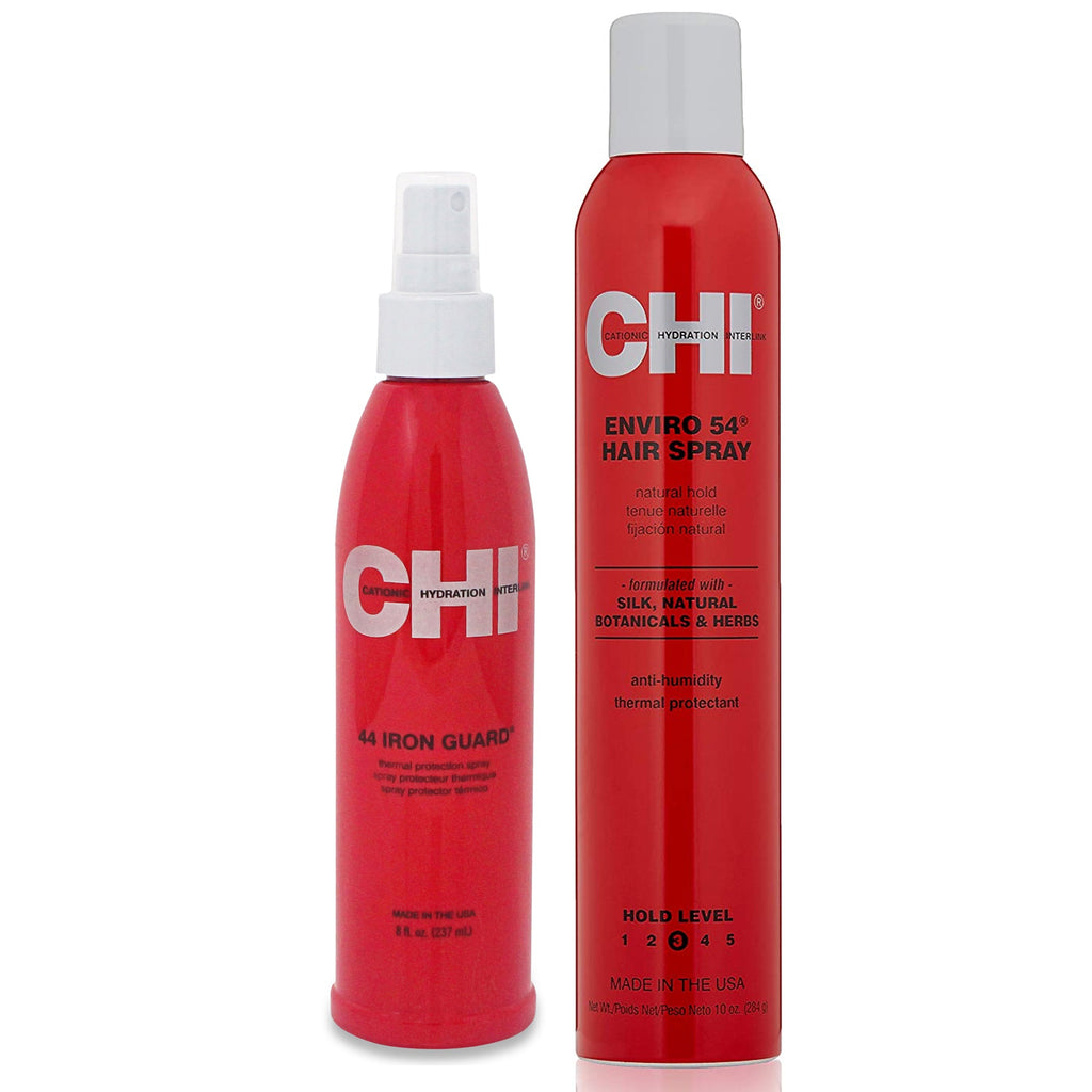 CHI Iron Guard Enviro Hairspray Natural Hold Duo oz **