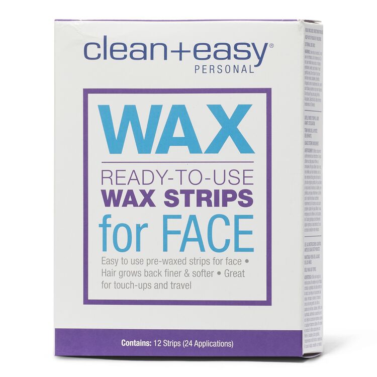 Clean Easy Ready Use Wax Strips Face **