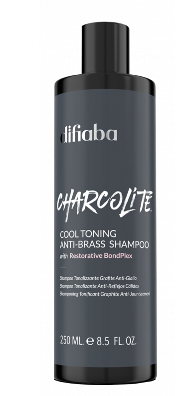 Difiaba CharcoLite Cool Toning Brass Shampoo
