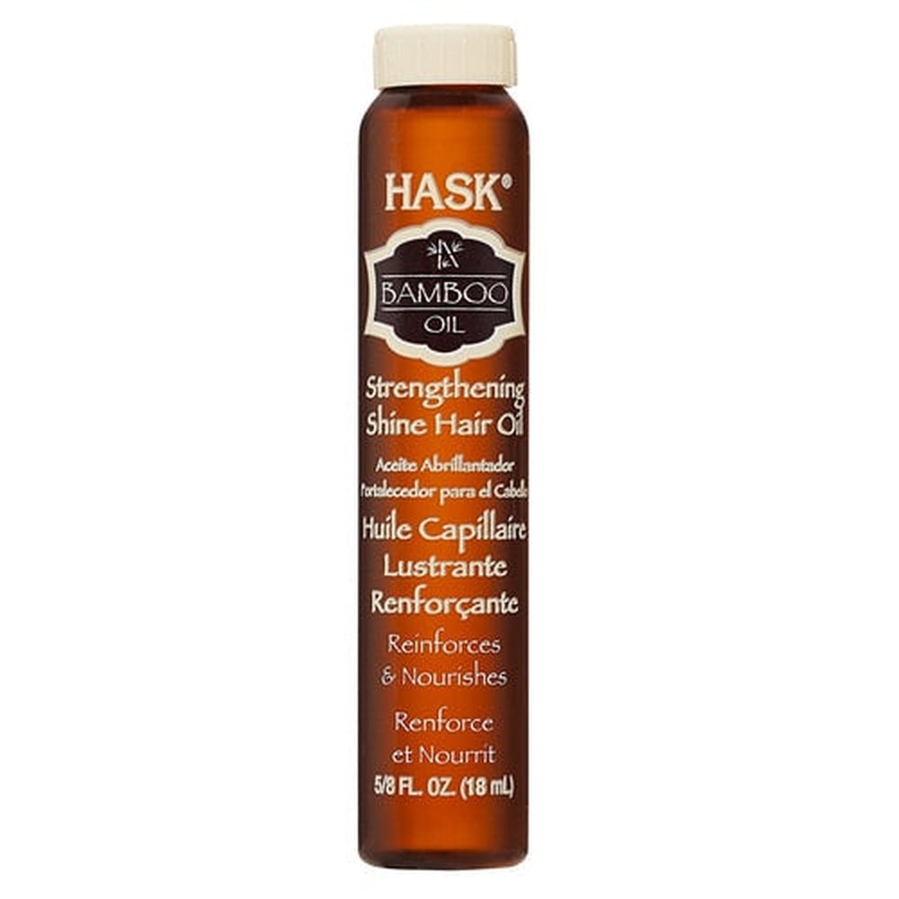 Hask Placenta Bamboo Oil Strengthening Shine Hair Vials oz