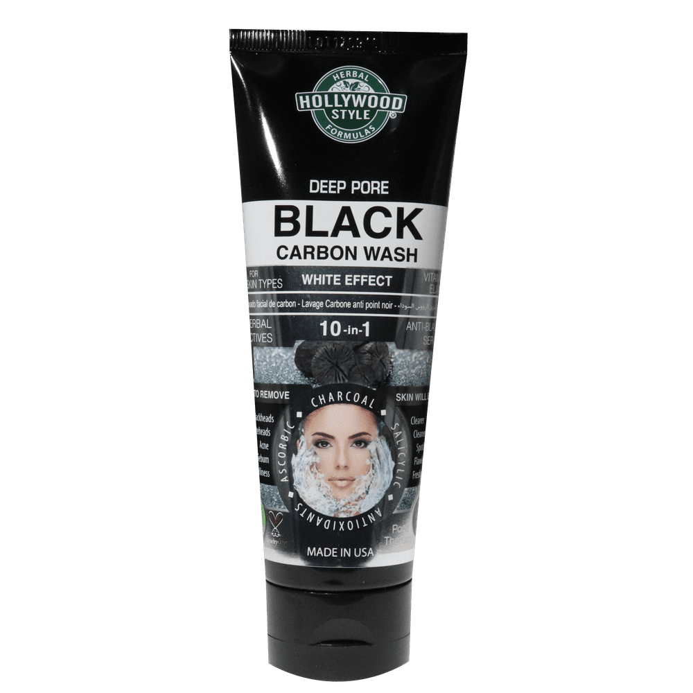 Hollywood Style Black Carbon Wash oz Blackhead