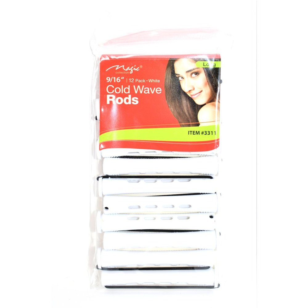 Magic Cold Wave Rods Long White pk