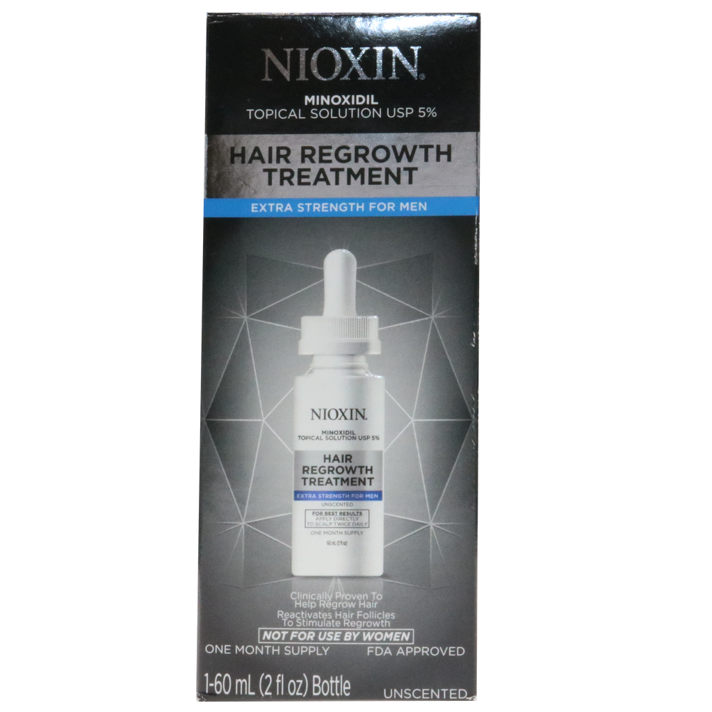 Nioxin Minoxidil Hair Regrowth Treatment Men oz Month Supply
