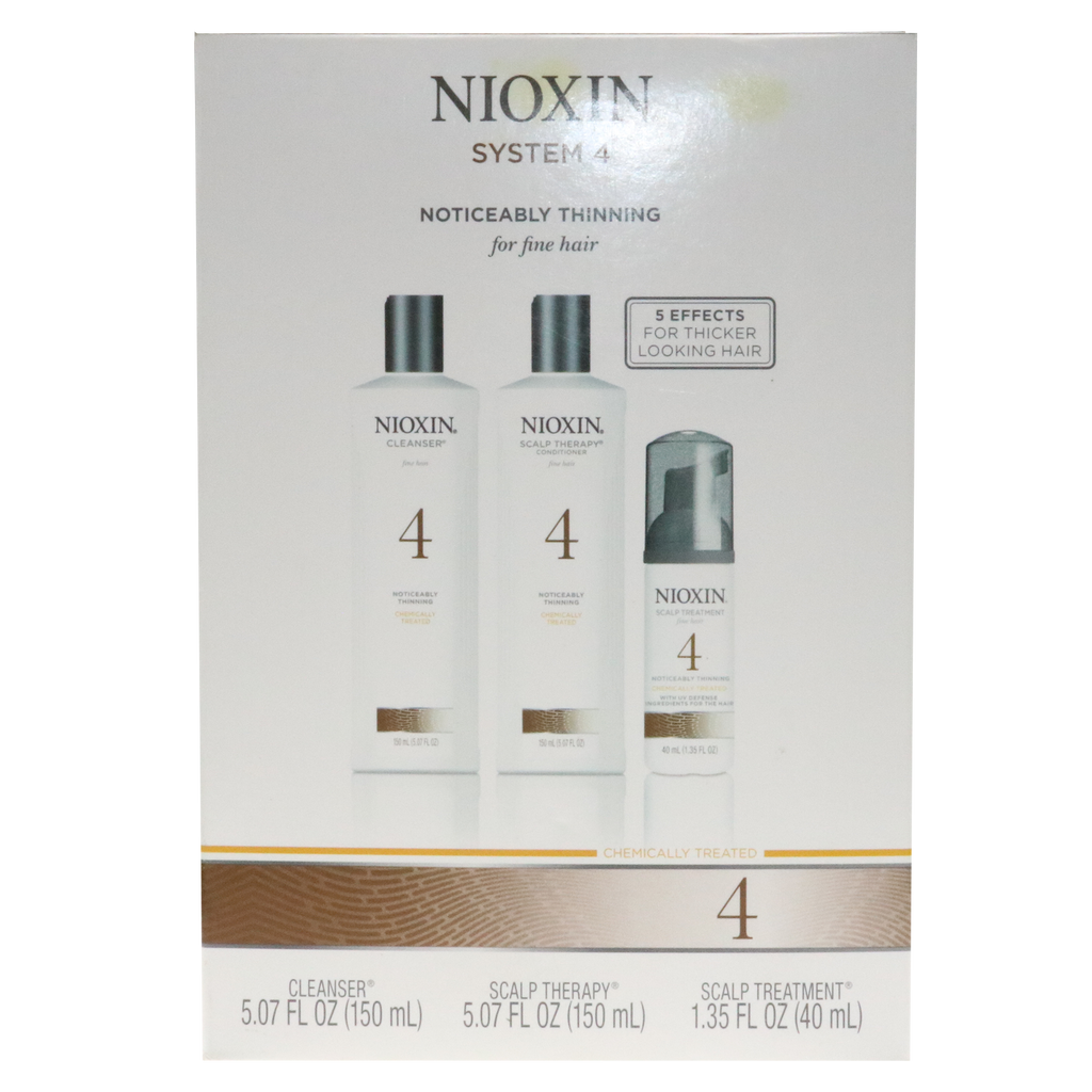 Nioxin System Cleanser oz, Scalp Therapy Treatment Hair Kit Noticeably Thinning Fine