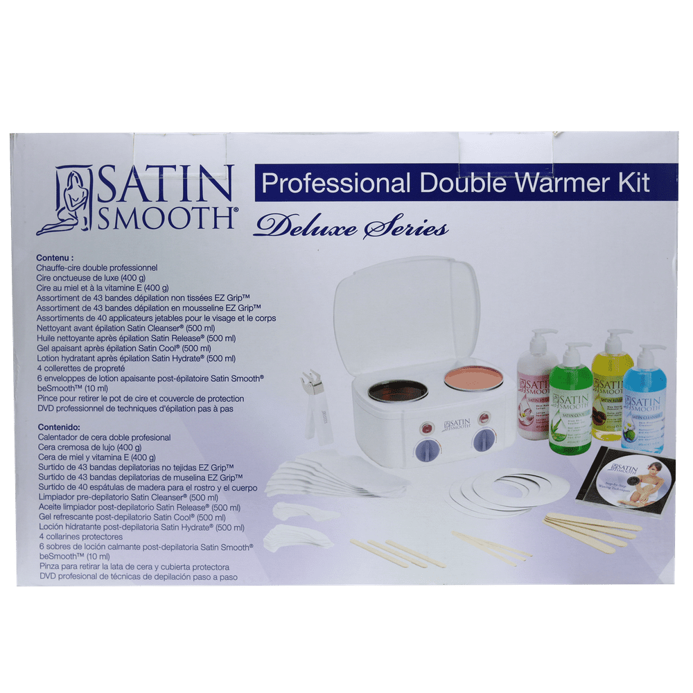 Satin Smooth Professional Double Wax Warmer Kit