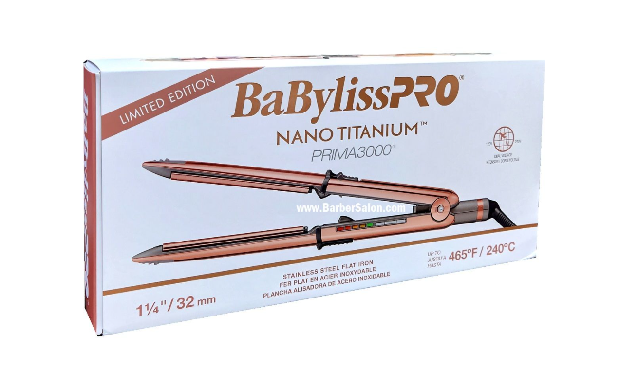 BaBylissPRO Limited Edition Rose Gold 1 Prima Flat Iron