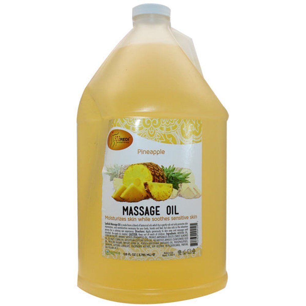 Spa Redi Massage Oil Pineapple Gallon
