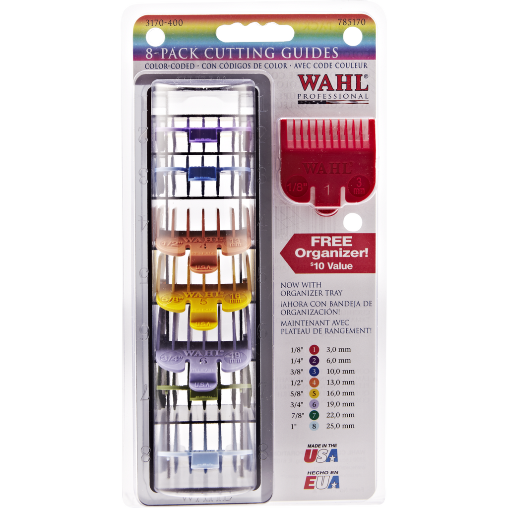 Wahl Color Coded Clipper Guides pc Set