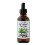 By Natures 100% Natural Peppermint + Black Castor Oil 2oz