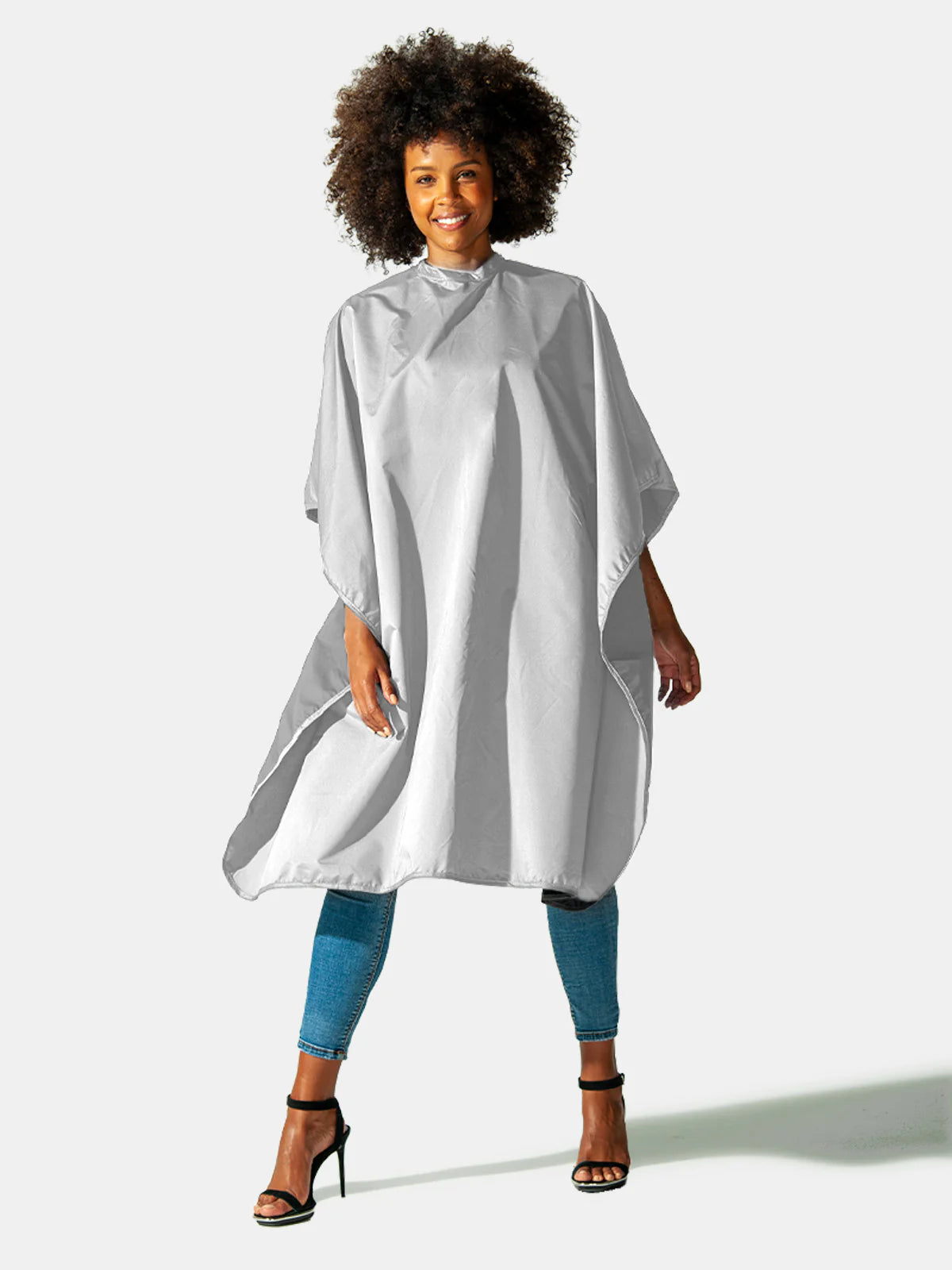 950-SLT-Hands-Free-Bleach-Proof-All-Purpose-Cape-Model-Front_ef61176c-322e-48fe-83e3-d04ed7f5738a_jpg Betty Dain Hands Free All Purpose Cape - Slate