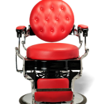 AYC WILSON BARBER CHAIR RED