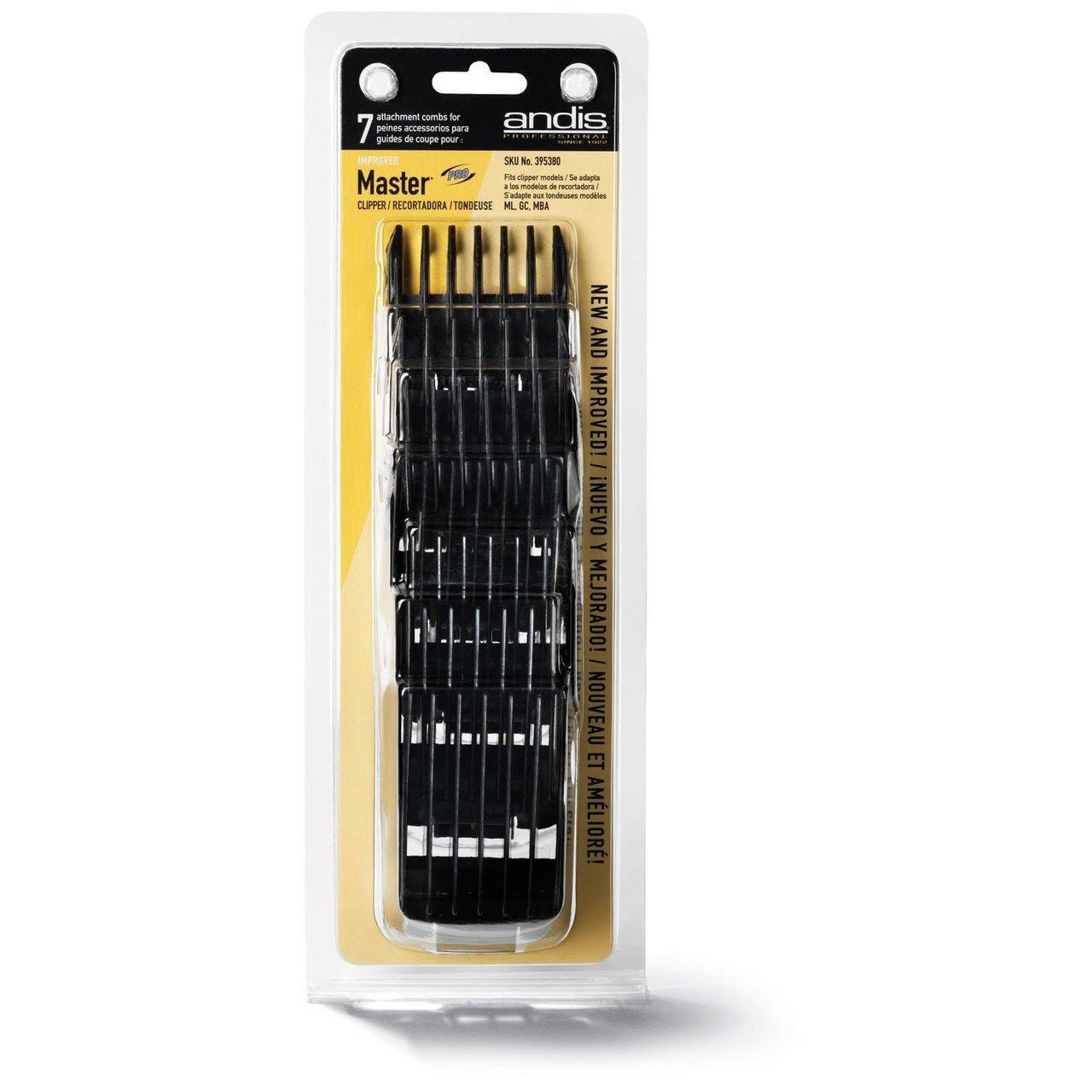 Andis_Improved_Master_Attachment_Comb_7pc_Set__93162 Andis Improved Master Attachment Comb pc Set