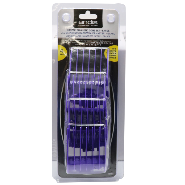 Andis Nano-Silver Magnetic Comb Large pc Set Magnets