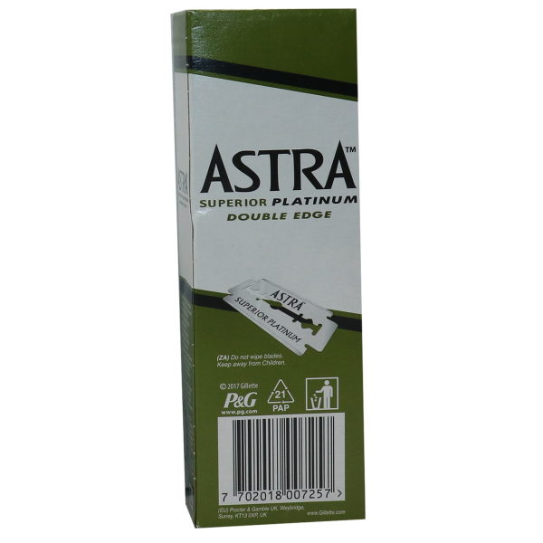 Astra Platinum Double Edge Blade Green ct