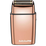BabylissPro FoilFX Cordless Rechargeable Metal Double Foil Shaver Rose Gold