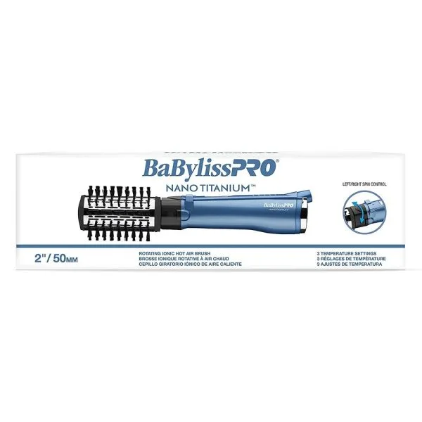 BabylissPro Nano Titanium Rotating Ionic Hot Air Brush