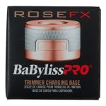 BabylissPro RoseFX Trimmer Charging Base Rose Gold