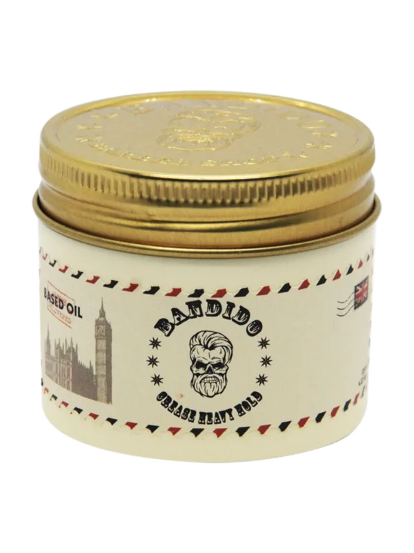 Bandido_Grease_Heavy_Hold_Pomade_oz_8 Bandido Grease Heavy Hold Pomade 4.22oz - MPN BAN08117 - Wholesale Salon Supply