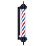 Barber Pole "Pointy Black Cap