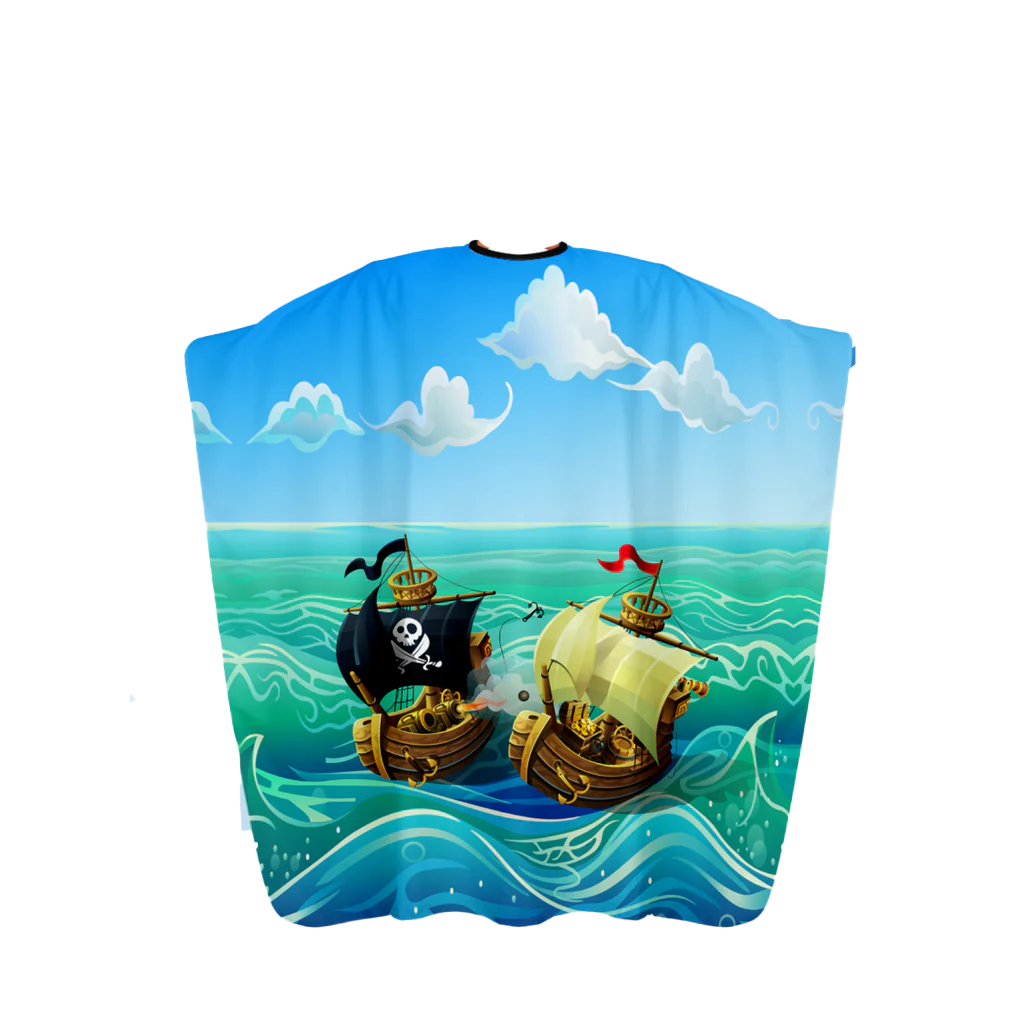 BattleshipKidsCapecopy Barber Flow Kid's Styling Cape - Battleship