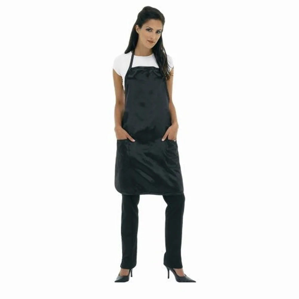 Betty_Dain_Satin_Stylist_Apron_Black_7 Betty Dain Satin Stylist Apron Black - MPN BET15201 - Wholesale Salon Supply