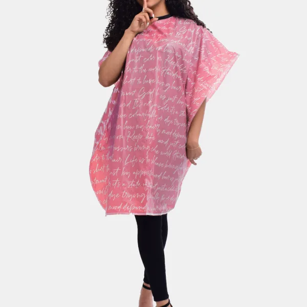 Betty Dain Secret Message Shampoo Cape