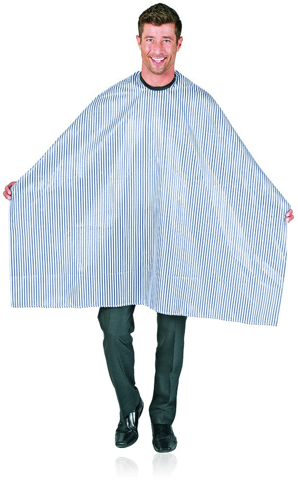 Betty_Dain_Seersucker_Barber_Cape_White_60__19540 Betty Dain Seersucker Barber Cape White