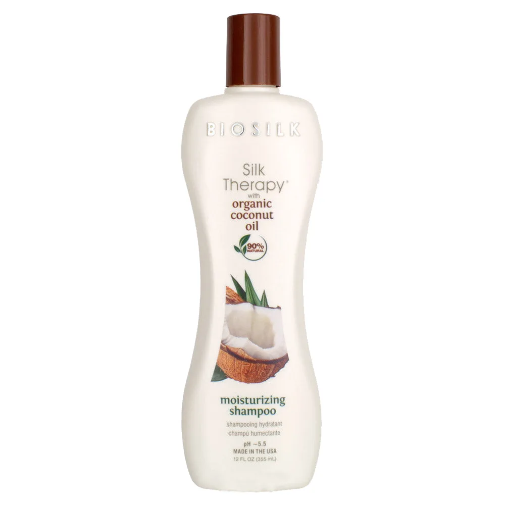Biosilk_Silk_Therapy_Coconut_Oil_Moisturizing_Shampoo_oz_9 CHI - Biosilk Silk Therapy Coconut Oil Moisturizing Shampoo 12oz - MPN BIO81592 - Wholesale Salon Supply