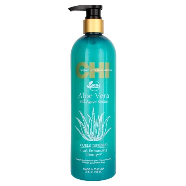 CHI Aloe Vera w/ Agave Curl Enhancing Shampoo 11.5oz - MPN CHI81137 - Wholesale Salon Supply