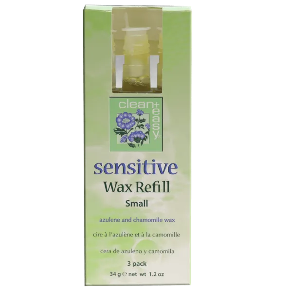 Clean Easy Wax Refill Sensitive Small Face pk