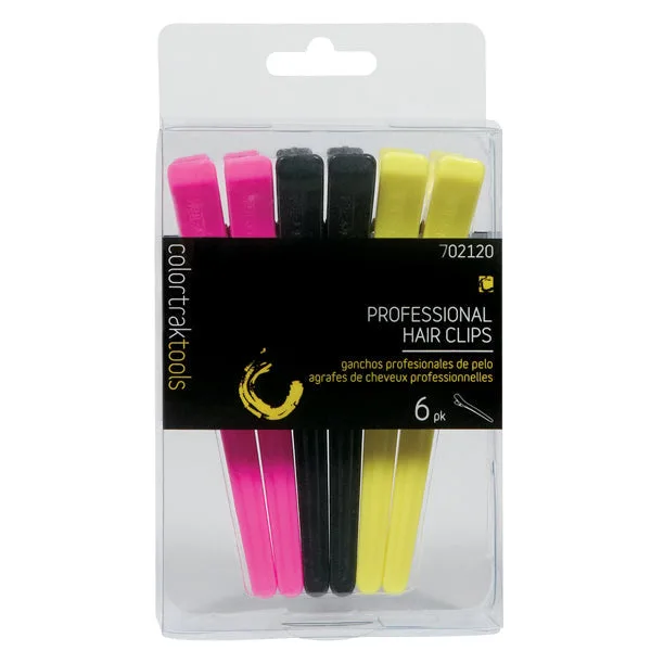 Colortrak Professional Hair Clips pk. Assorted Colors