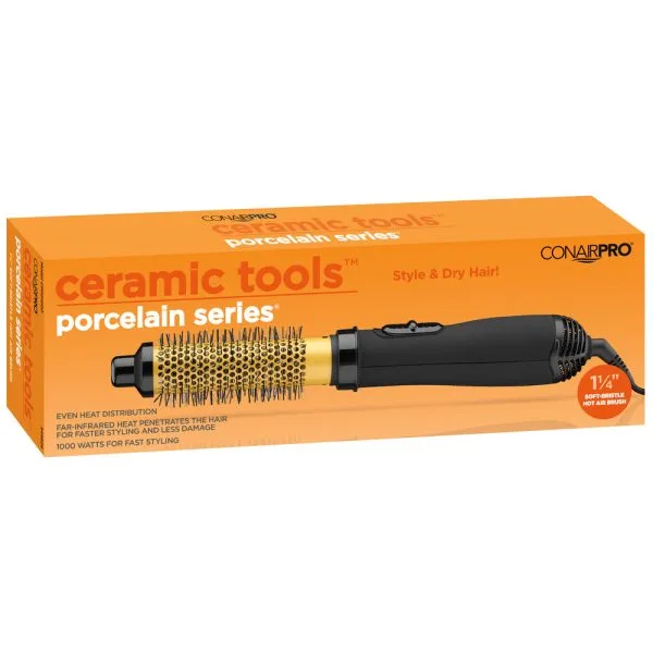 ConairPro Ceramic Tools Porcelain Series Hot Air Brush
