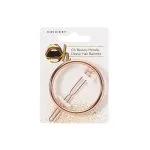 Cricket Oh Beauty Metallic Classic Hair Barrettes Rose Gold