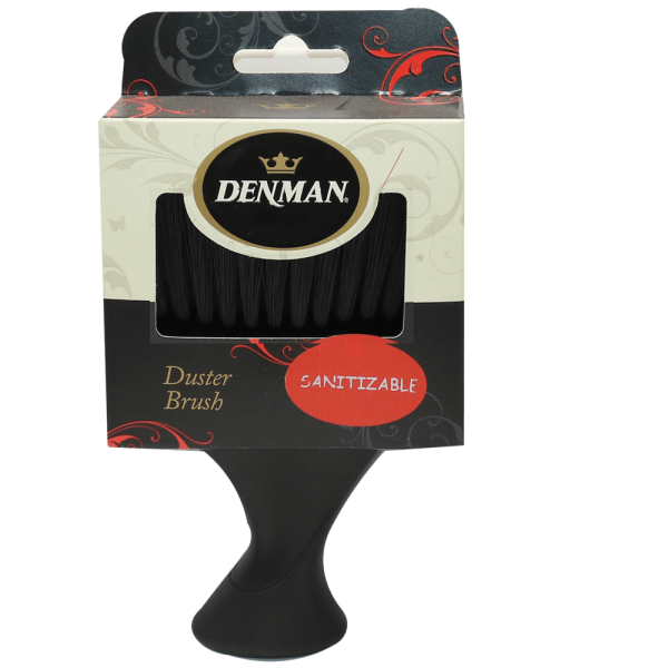 Denman Neck Duster Black Handle