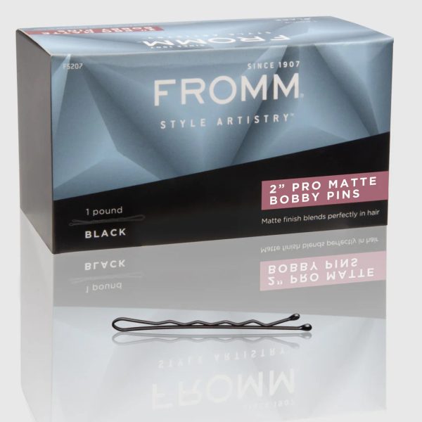 Fromm 2" Bobby Pins 1lb. - Black