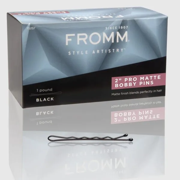 Fromm 2" Bobby Pins 1lb. - Black